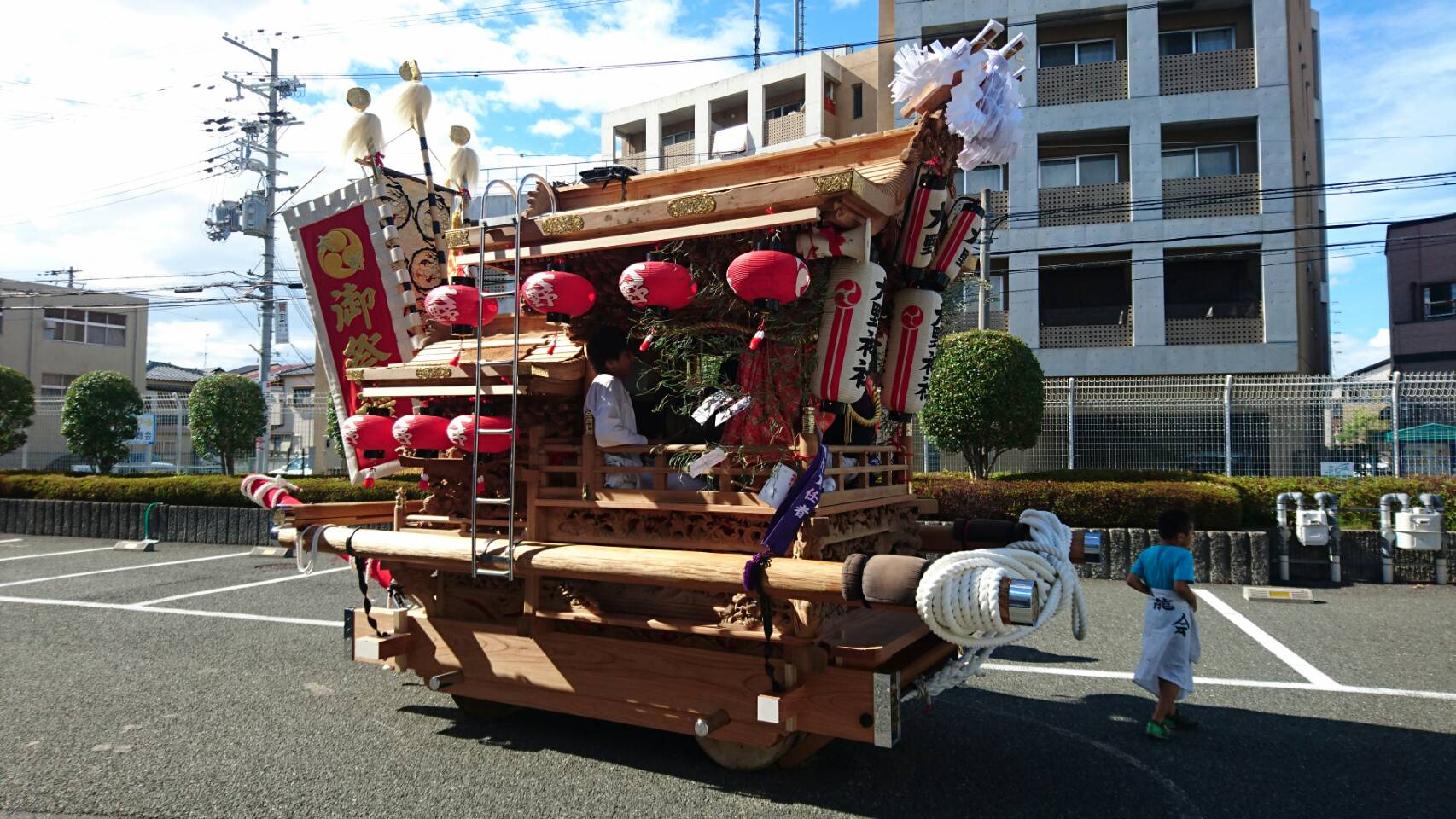 大野地車(だんじり)写真①